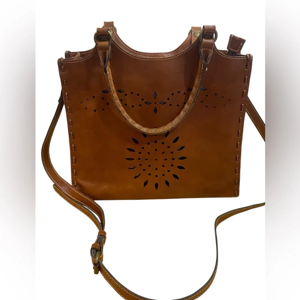 Patricia Nash Laser Cut Chiara Satchel